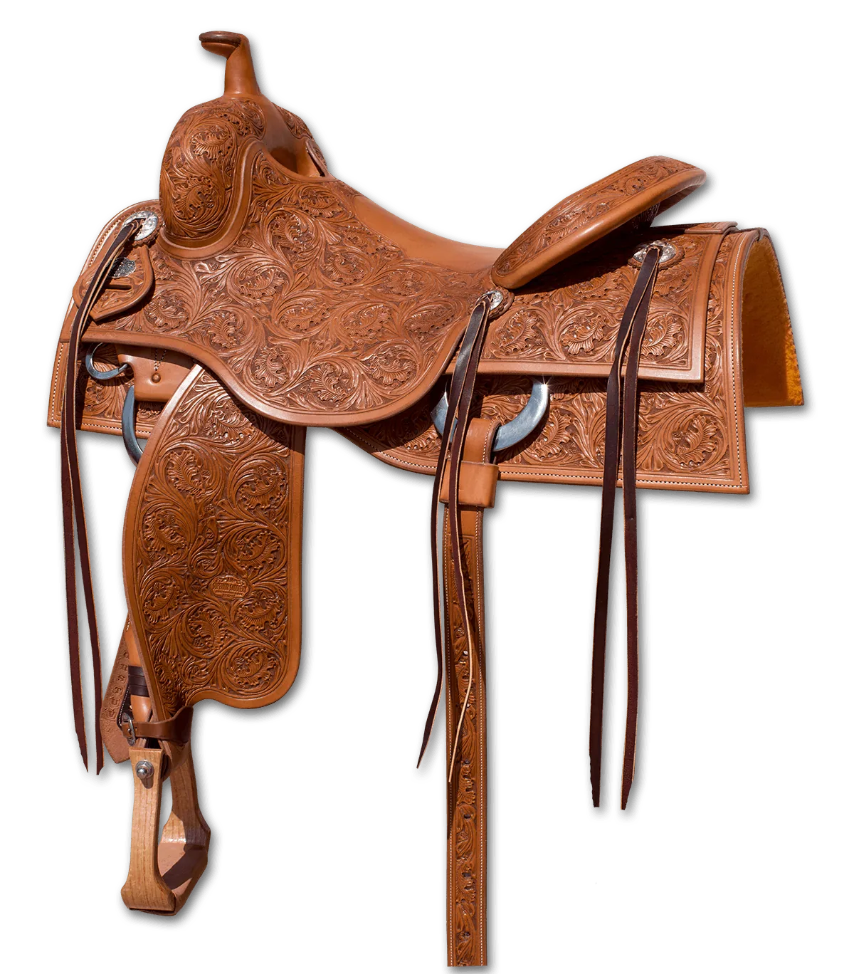SS Ranch Cutter Full Tooled by Superior Saddlery Andreas Maschke